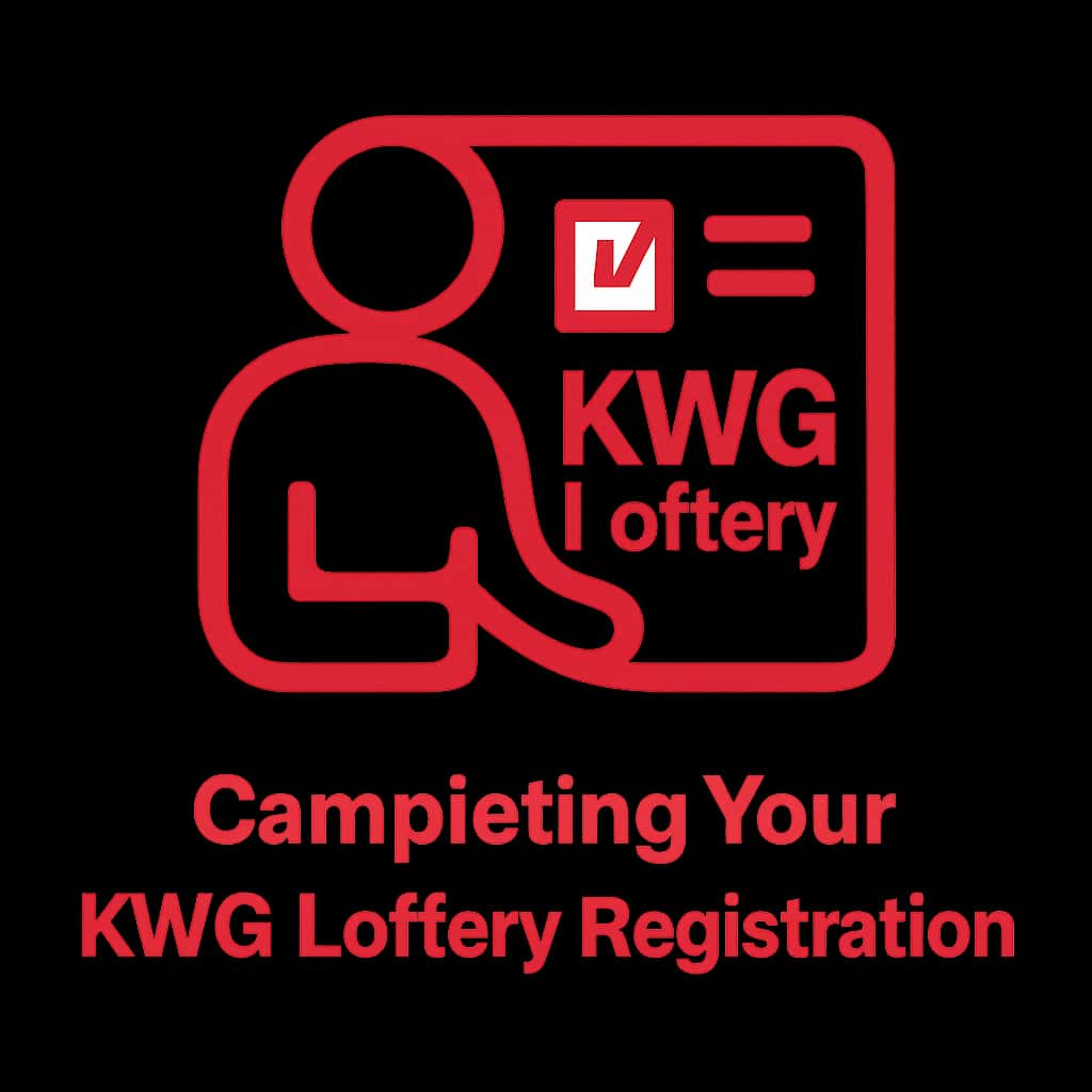 Icon representing assistance with the KWG Lottery registration.