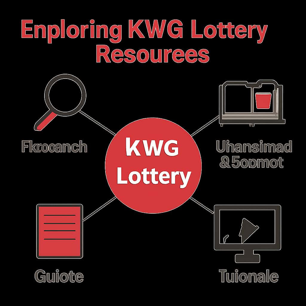Diagram detailing resources related to KWG Lottery.