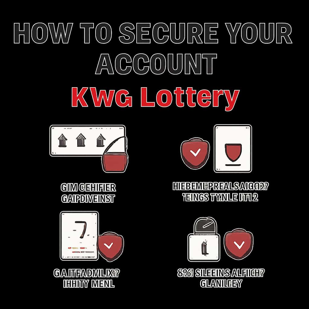 Diagram illustrating security features of KWG Lottery account