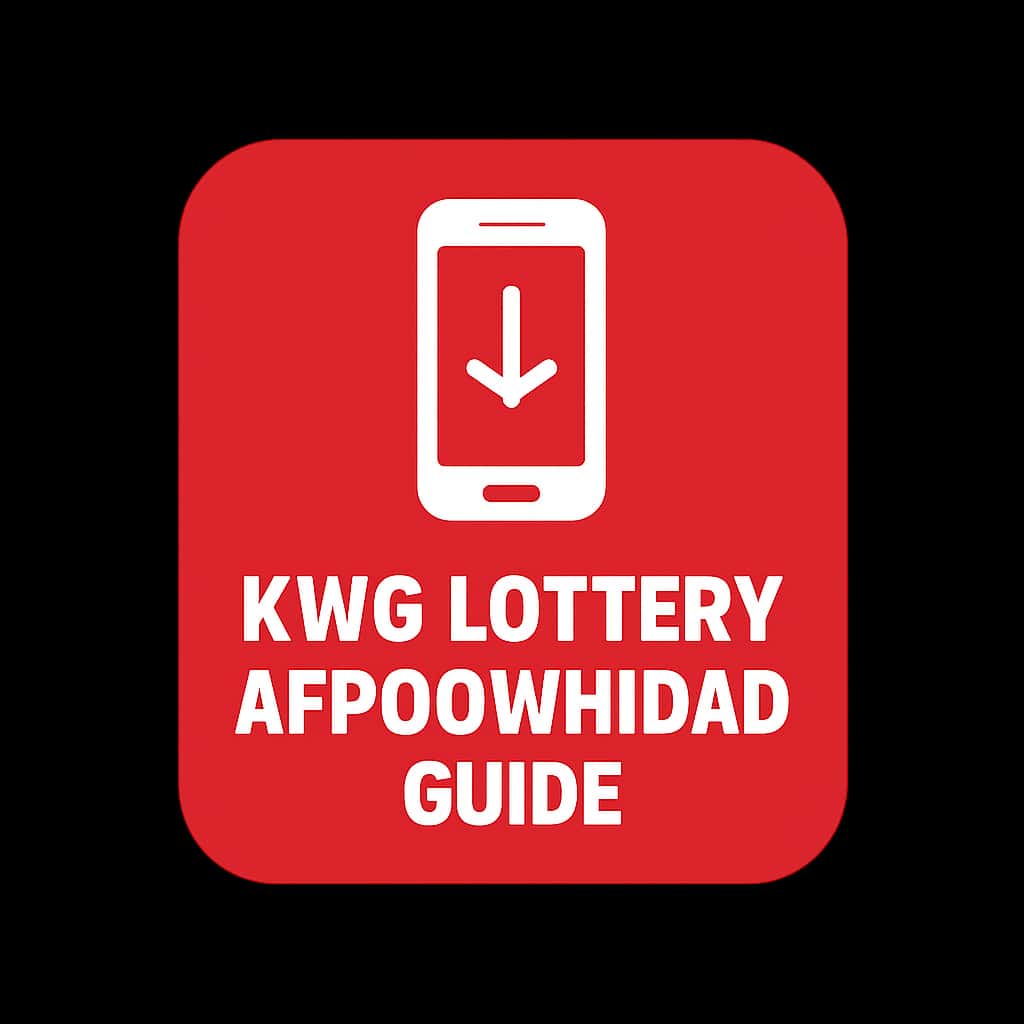 An icon representing the KWG Lottery App Download Guide.