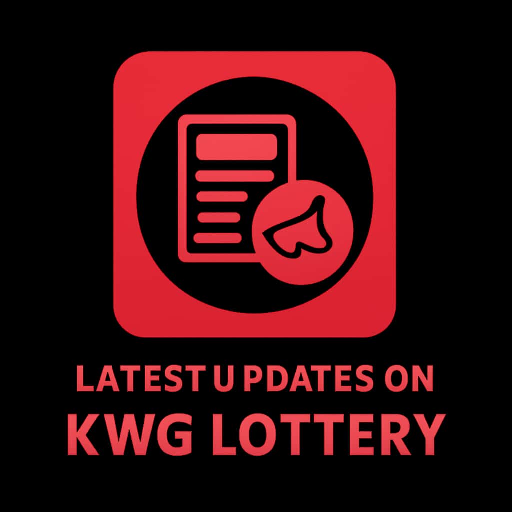 An icon representing updates on KWG Lottery.
