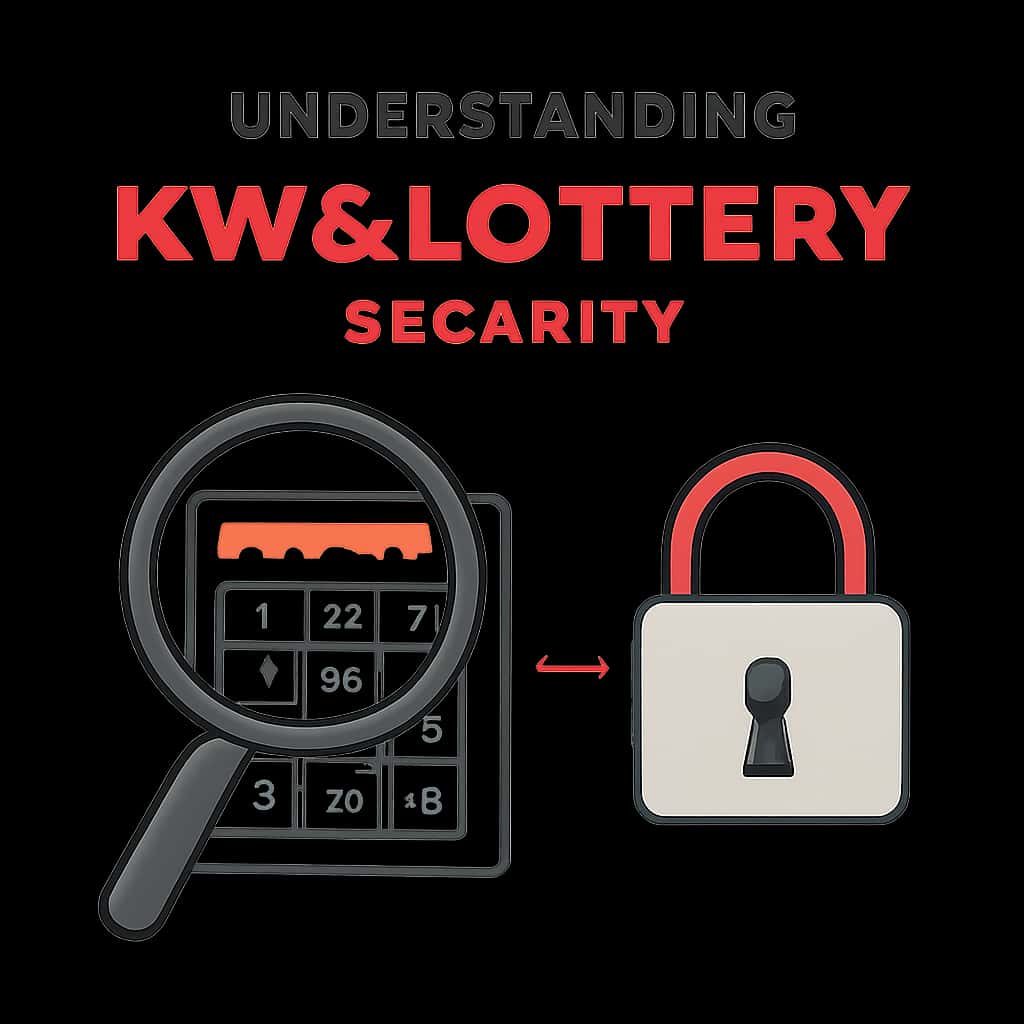 An educational diagram depicting aspects of KWG Lottery Security features.